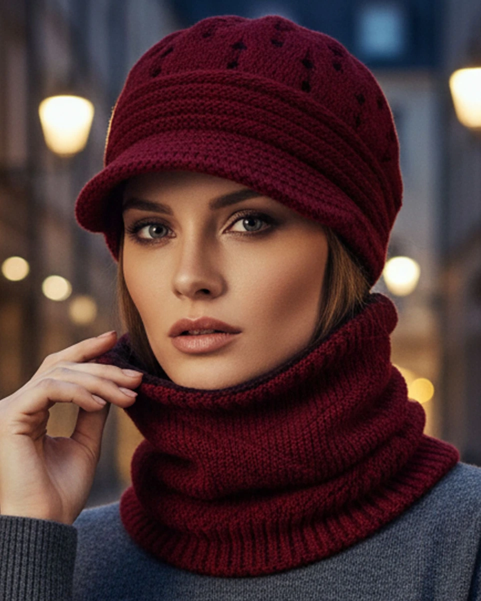 Women’s Self-Design Muffler – Stylish Winter Wear