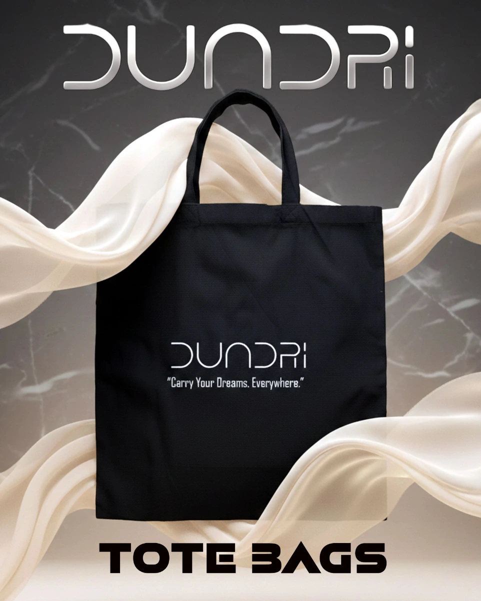 Dundri premium tote bag stylish reusable shopping carry bag
