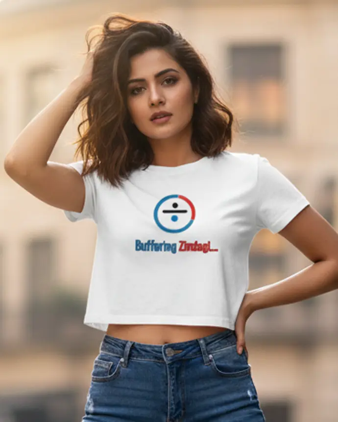 Dundri Women’s Ribbed Crop Top – Classic Fit