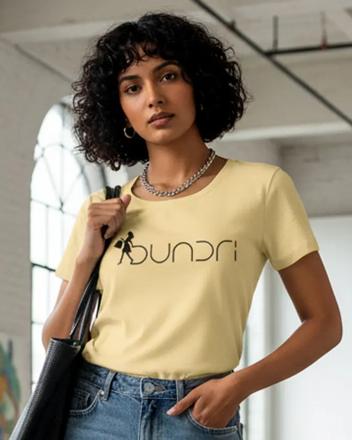 Dundri Women’s Printed Half Sleeve T-Shirt – Trendy, Soft Fabric