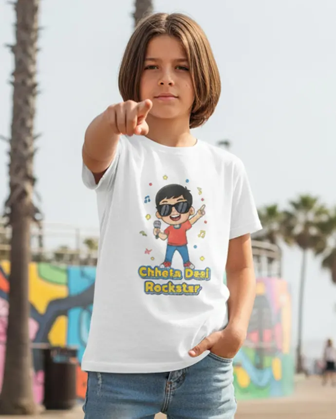 Dundri Boys T-Shirt Hero Bold Cotton Tee