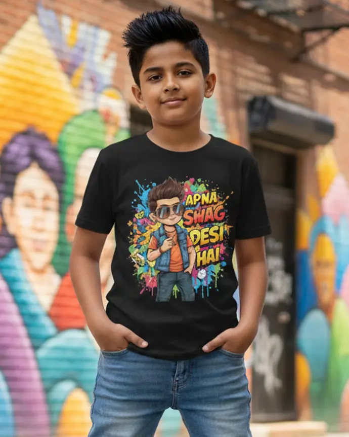 Dundri Boys T-Shirt Spark Cotton Stylish Tee