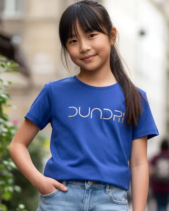 Dundri Girls T-Shirt – Starry Night Dundri Girls T-Shirt Starry Night Trendy Cotton Tee
