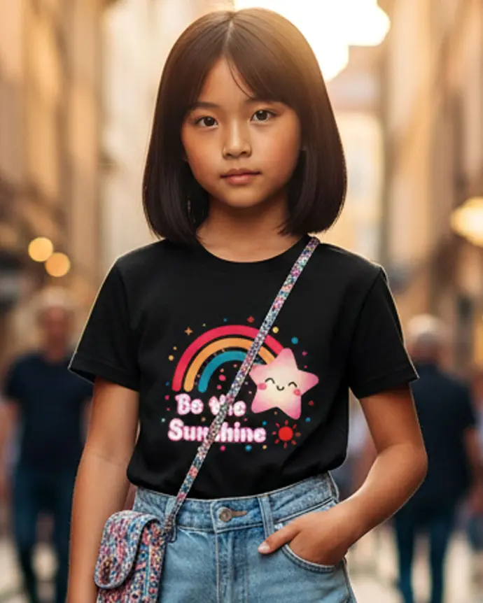 Dundri Girls T-Shirt – Magical Unicorn Dundri Girls T-Shirt Magical Unicorn Soft Cotton Tee