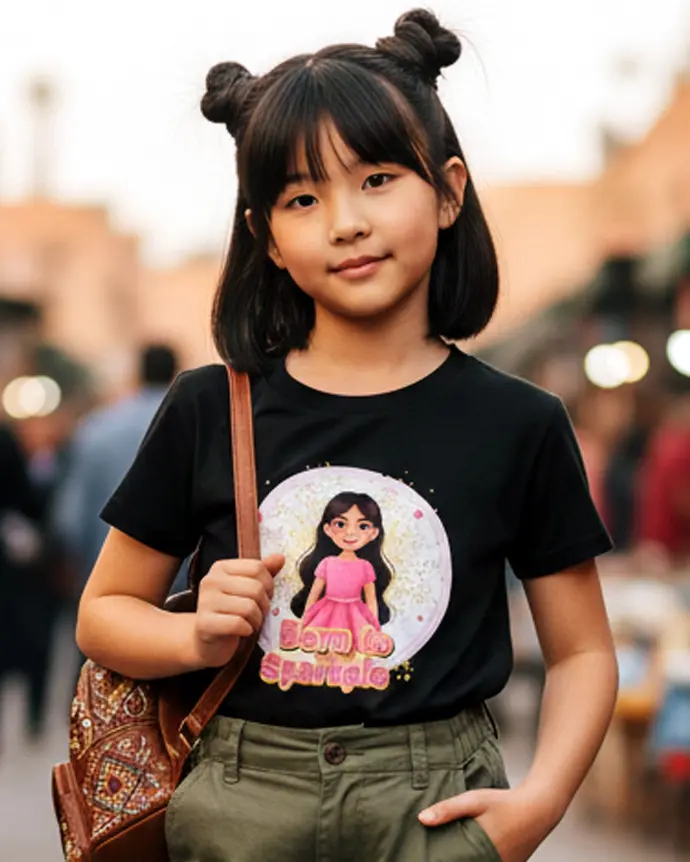 Dundri Girls T-Shirt – Candy Clouds Dundri Girls T-Shirt Candy Clouds Soft Cotton Tee