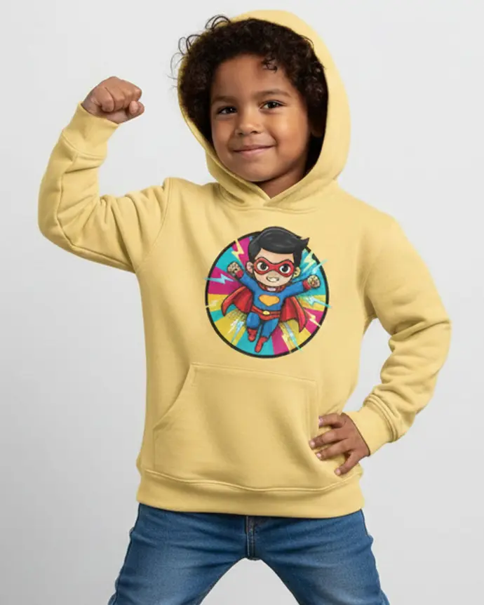 Dundri Kids Hoodie – Sporty Dundri Kids Hoodie Sporty Graphic Warm