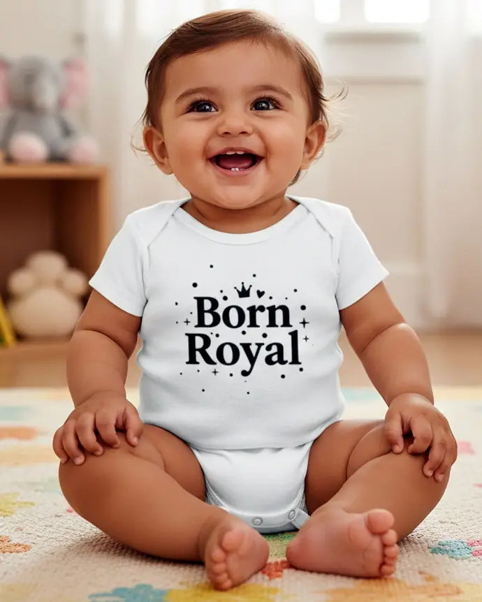 Dundri-Kids-Ramper-Royal,Soft Cotton Baby Wear