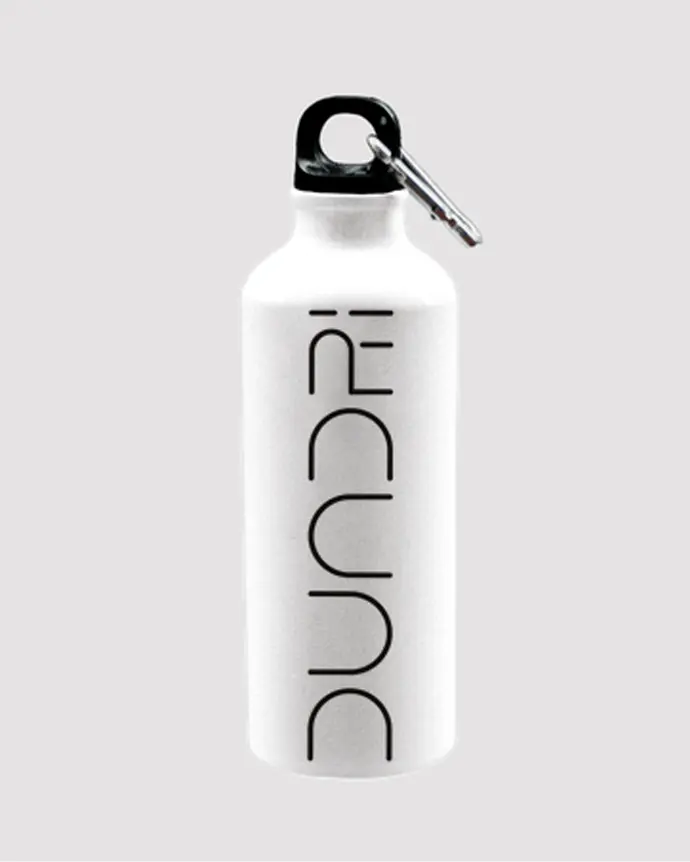 Dundri White logo printed Sipper Bottle