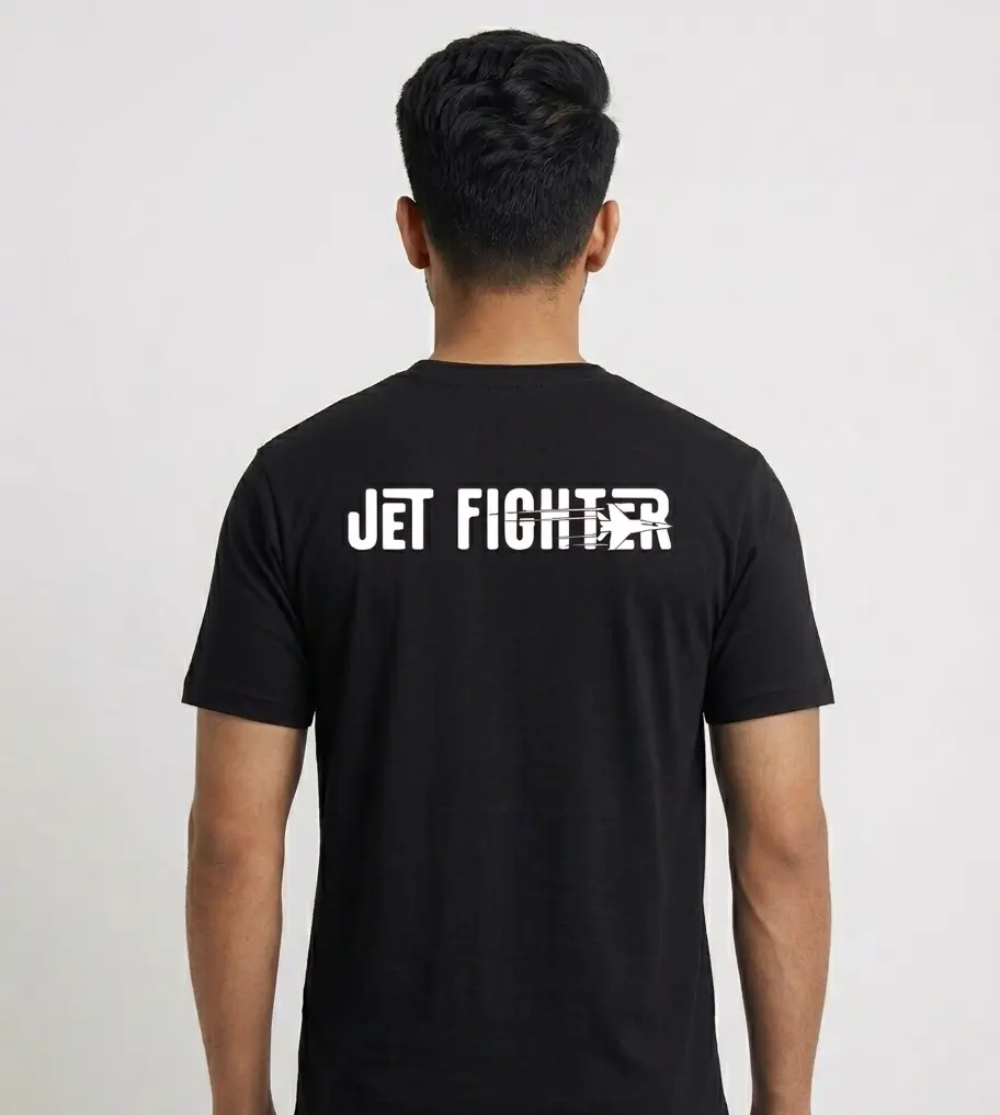 Dudnri Air Jet Show Unisex Stretch T-shirt Back Side.webp