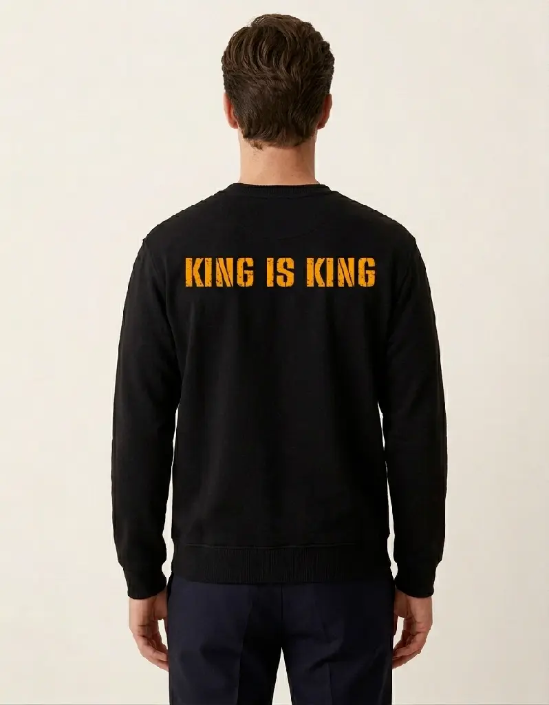 Dundri Lion Face Unisex Oversized Sweatshirt Back Side.webp