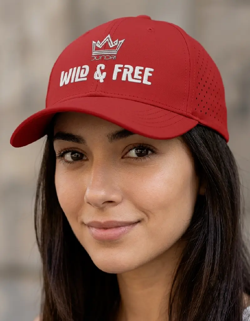 Dundri Wild & Free Sports Cap Female Model.webp