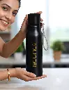 Dundri Logo Black Water Bottle - Engraving model.webp