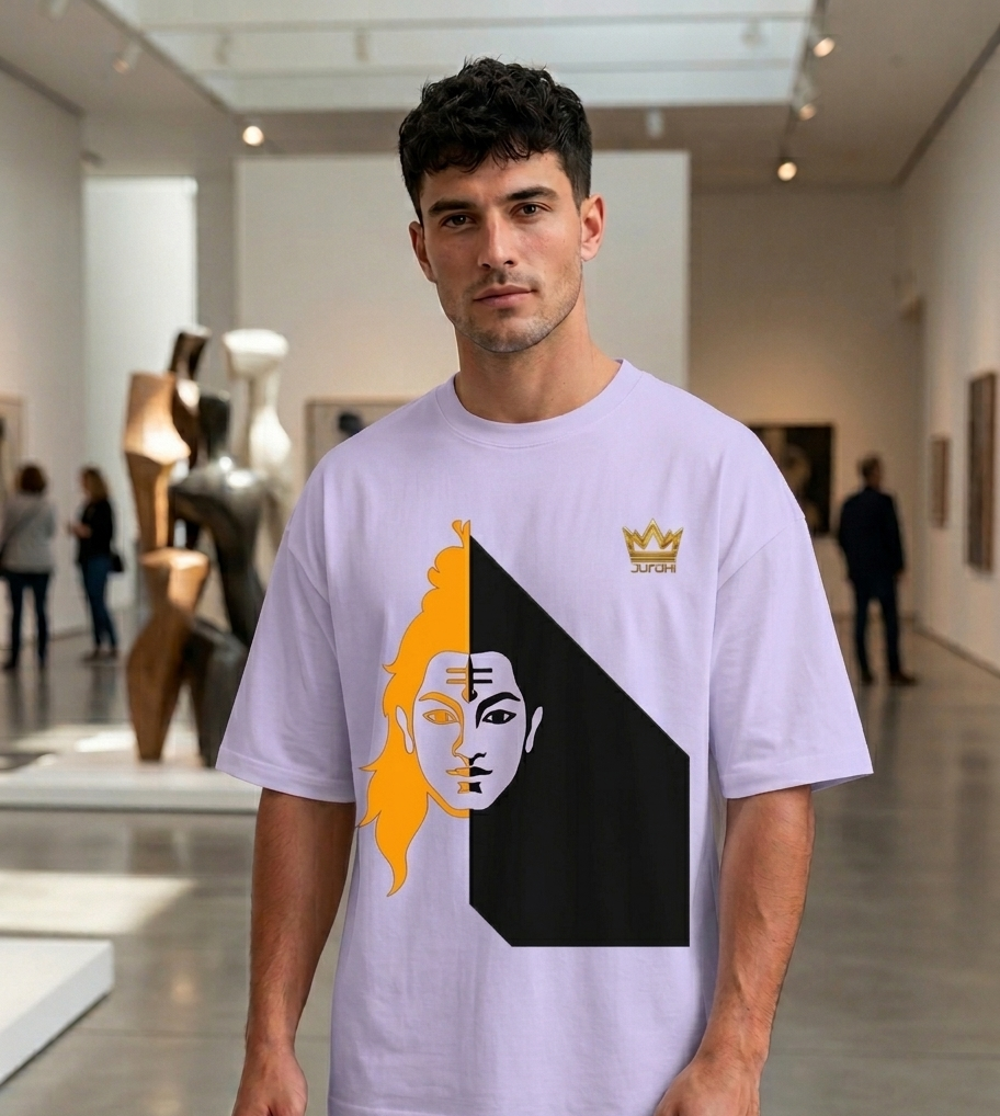 Dundri Shiva Men Terry Oversized Tee