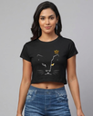 Dundri Women Cat Crop Top