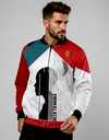 Dundri Unisex Multi Stripes Bomber Jacket