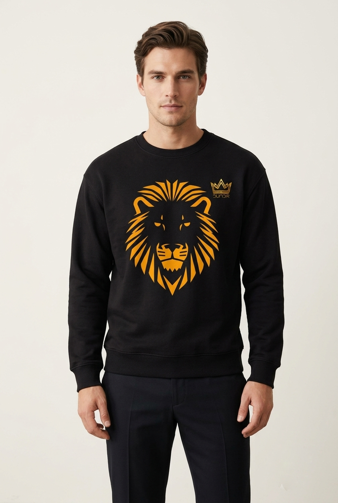 Dundri Lion Face Unisex Oversized Sweatshirt