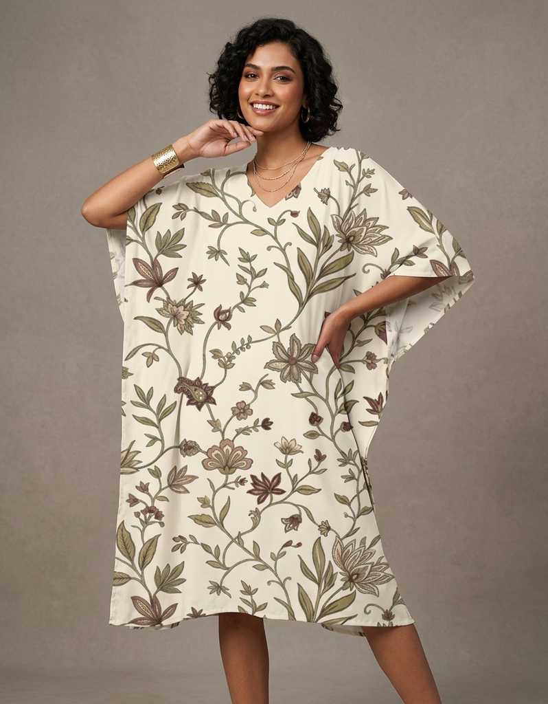Dundri Botanical AOP Female Kaftan
